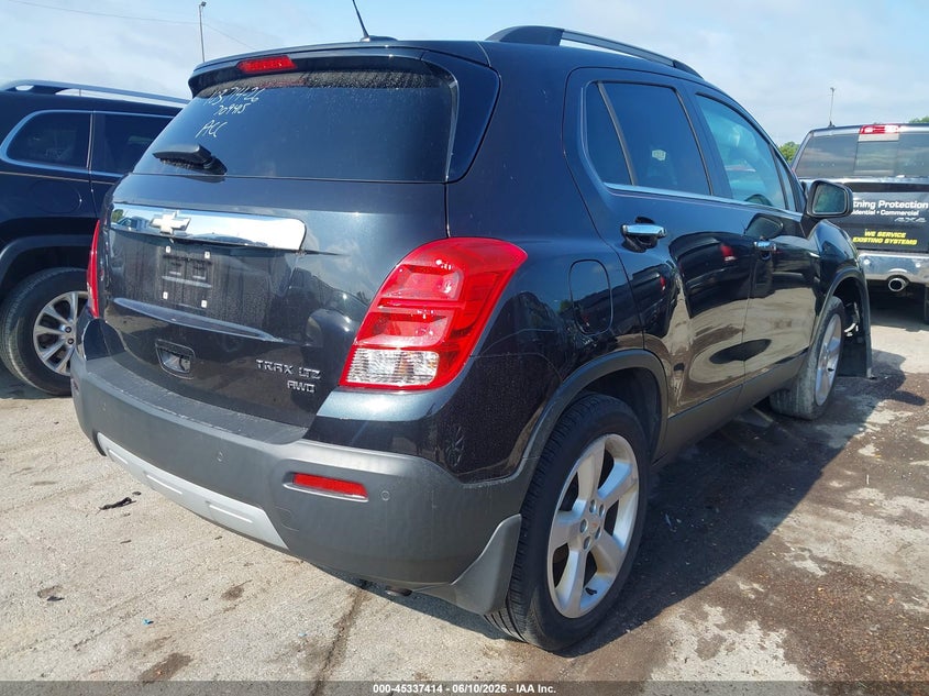 2016 Chevrolet Trax VIN KL7CJRSBXGB709415 IAAI salvage auction — FRONT END, Salvage (Ohio), sold $675 on 2026-07-14 (photo 4)