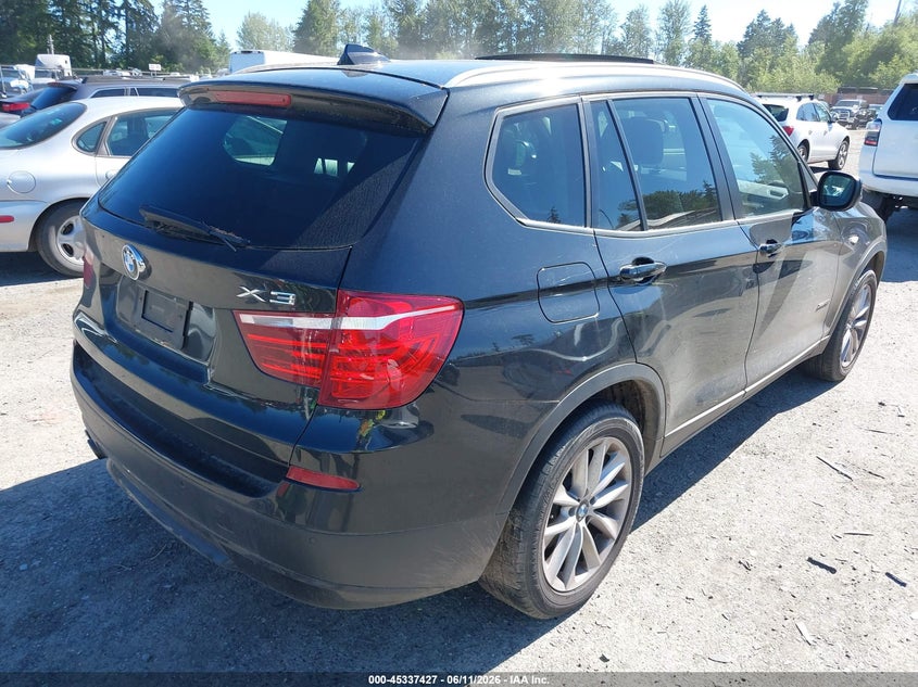 2014 BMW X3 VIN 5UXWX9C59E0D25658 IAAI salvage auction — NORMAL WEAR, Affidavit In Lieu Of Title - Non-Public (Washington), sold $475 on 2026-07-15 (photo 4)