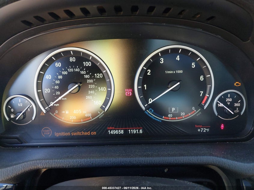 2014 BMW X3 VIN 5UXWX9C59E0D25658 IAAI salvage auction — NORMAL WEAR, Affidavit In Lieu Of Title - Non-Public (Washington), sold $475 on 2026-07-15 (photo 7)