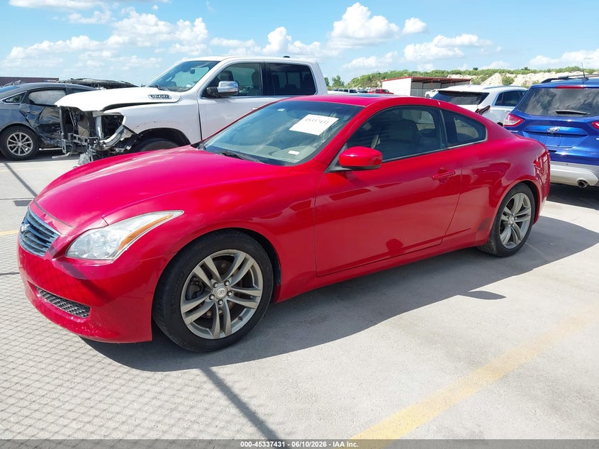 2008 Infiniti G37 VIN JNKCV64E48M127649 IAAI salvage auction — SIDE, Original (Texas), sold $1,550 on 2026-07-23 (photo 2)