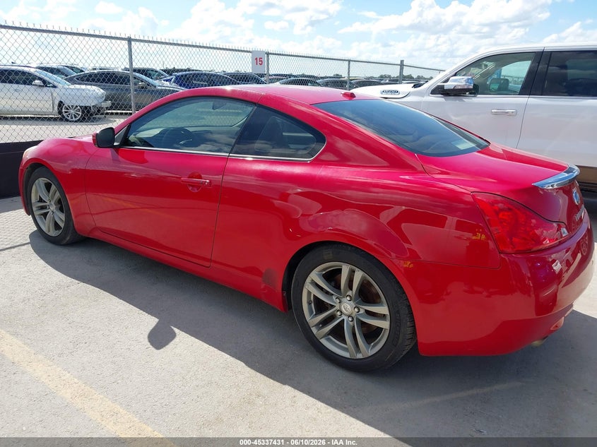 2008 Infiniti G37 VIN JNKCV64E48M127649 IAAI salvage auction — SIDE, Original (Texas), sold $1,550 on 2026-07-23 (photo 3)