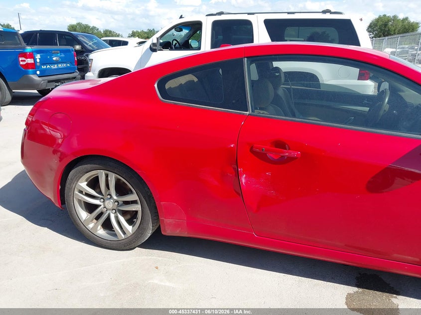 2008 Infiniti G37 VIN JNKCV64E48M127649 IAAI salvage auction — SIDE, Original (Texas), sold $1,550 on 2026-07-23 (photo 6)