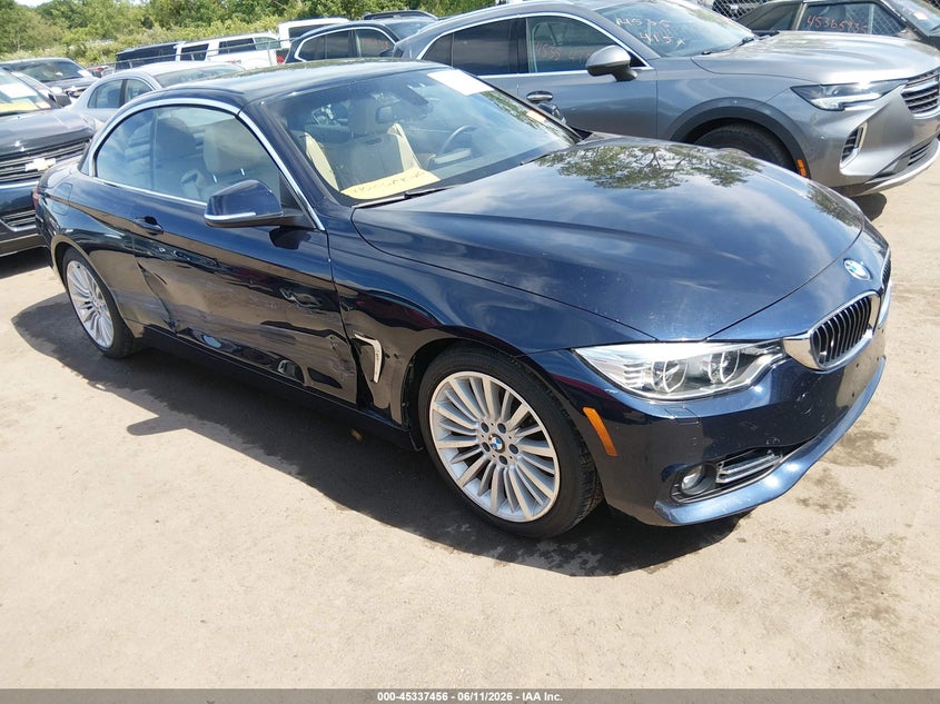 2014 BMW 4er VIN WBA3T3C52EP737113 IAAI salvage auction — SIDE, Salvage (Ohio), sold $6,200 on 2026-07-28 (photo 1)