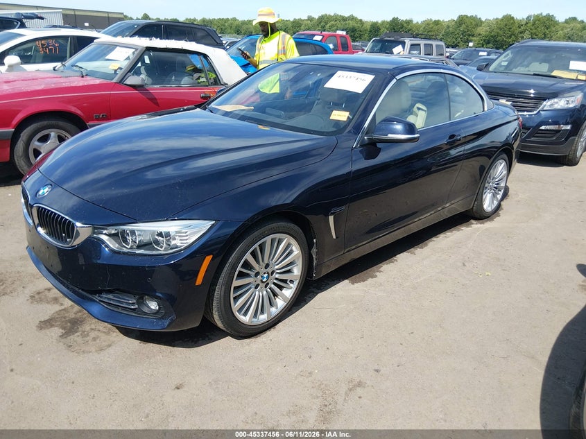 2014 BMW 4er VIN WBA3T3C52EP737113 IAAI salvage auction — SIDE, Salvage (Ohio), sold $6,200 on 2026-07-28 (photo 2)