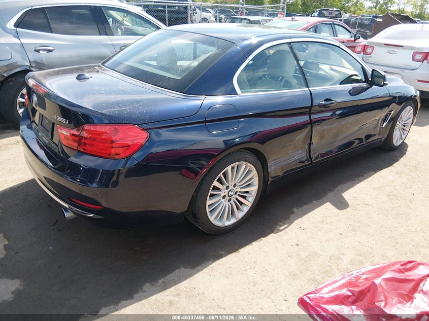 2014 BMW 4er VIN WBA3T3C52EP737113 IAAI salvage auction — SIDE, Salvage (Ohio), sold $6,200 on 2026-07-28 (photo 4)