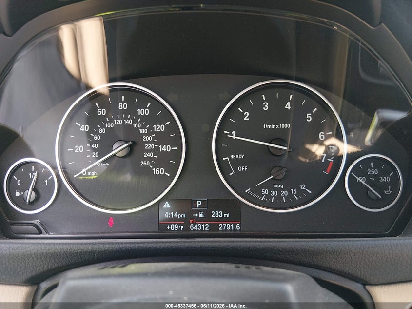 2014 BMW 4er VIN WBA3T3C52EP737113 IAAI salvage auction — SIDE, Salvage (Ohio), sold $6,200 on 2026-07-28 (photo 7)