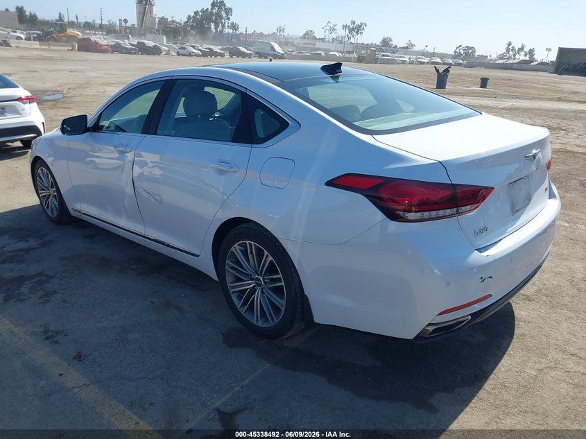 2019 Genesis G80 VIN KMTFN4JE1KU323967 IAAI salvage auction — THEFT, Salvage (California), sold $6,550 on 2026-07-06 (photo 3)