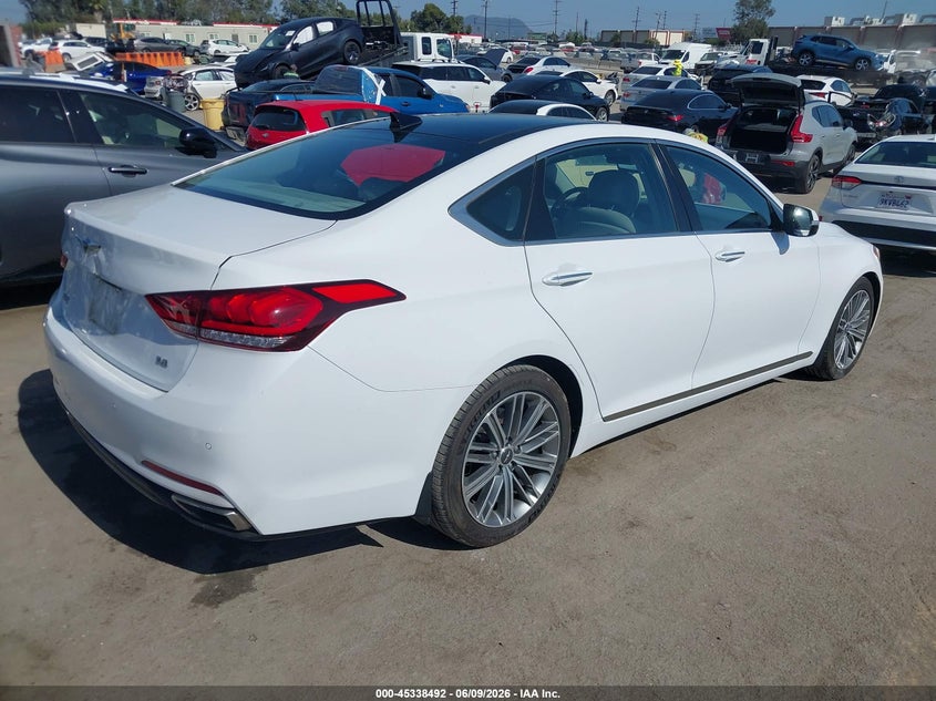 2019 Genesis G80 VIN KMTFN4JE1KU323967 IAAI salvage auction — THEFT, Salvage (California), sold $6,550 on 2026-07-06 (photo 4)