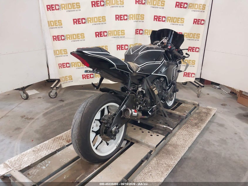 2023 Yamaha Yzf VIN JYARN66E3PA003568 IAAI salvage auction — LEFT SIDE, Salvage (Georgia), sold $6,450 on 2026-07-07 (photo 4)