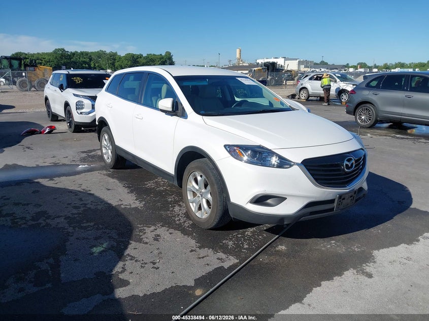 2013 Mazda Cx-9 VIN JM3TB3CAXD0423033 IAAI salvage auction — REAR END, Salvage (Missouri), sold $1,400 on 2026-07-14 (photo 1)