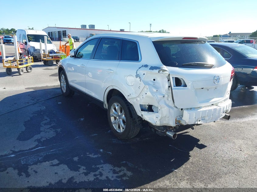 2013 Mazda Cx-9 VIN JM3TB3CAXD0423033 IAAI salvage auction — REAR END, Salvage (Missouri), sold $1,400 on 2026-07-14 (photo 3)
