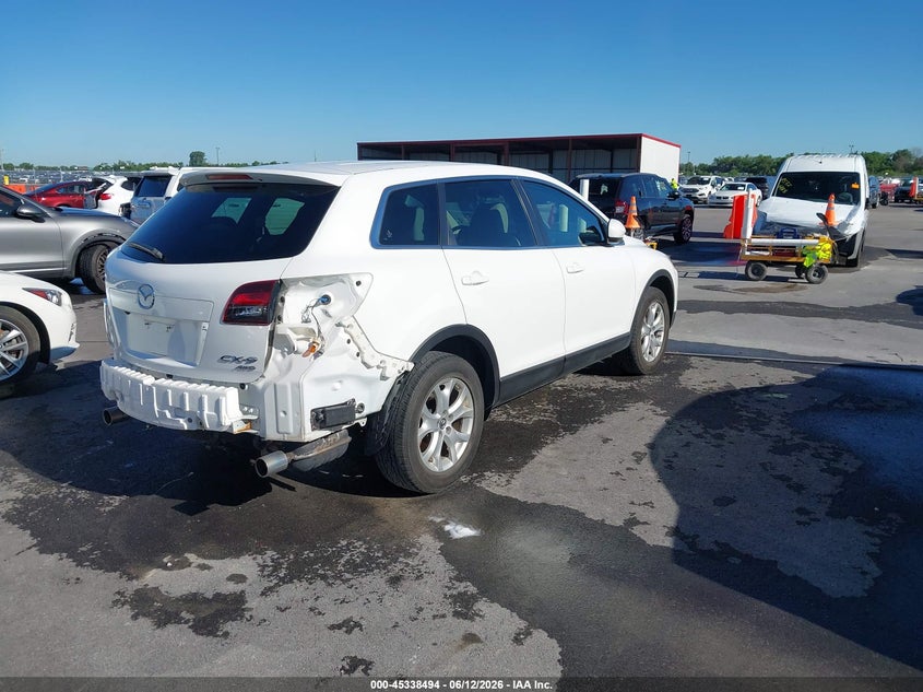 2013 Mazda Cx-9 VIN JM3TB3CAXD0423033 IAAI salvage auction — REAR END, Salvage (Missouri), sold $1,400 on 2026-07-14 (photo 4)