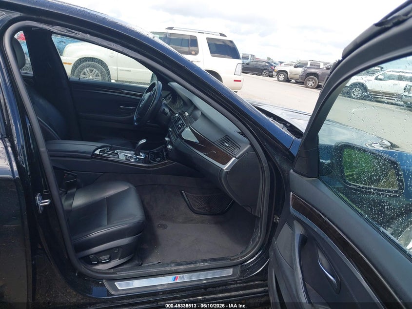 2013 BMW 5 series VIN WBAFR7C59DC822457 IAAI salvage auction — REAR END, Original (Texas), sold $3,550 on 2026-07-13 (photo 5)