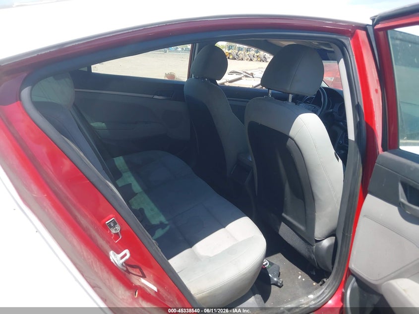 2017 Hyundai Elantra VIN KMHD74LF0HU122376 IAAI salvage auction — NORMAL WEAR, Clear-Dealer Only (Arizona), sold $1,500 on 2026-07-21 (photo 8)