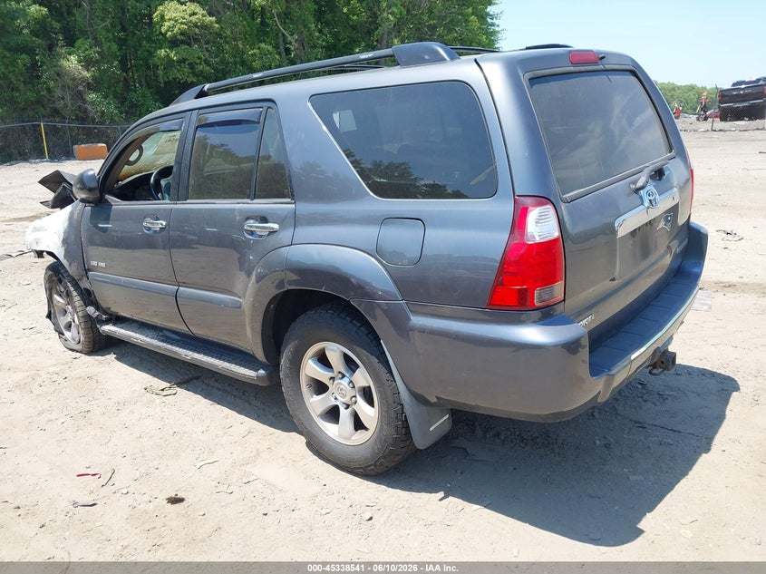 2007 Toyota 4runner VIN JTEBU14R878105193 IAAI salvage auction — ENGINE BURN, Clear (Massachusetts), sold $800 on 2026-07-07 (photo 3)