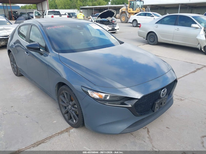 2022 Mazda 3 VIN JM1BPALL1N1504669 IAAI salvage auction — WATER/FLOOD, Salvage (Texas), sold $3,450 on 2026-07-09 (photo 1)