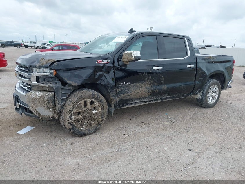 2021 Chevrolet Silverado VIN 3GCUYGEL4MG249697 IAAI salvage auction — LEFT FRONT, Salvage Title, sold $11,625 on 2026-07-29 (photo 2)