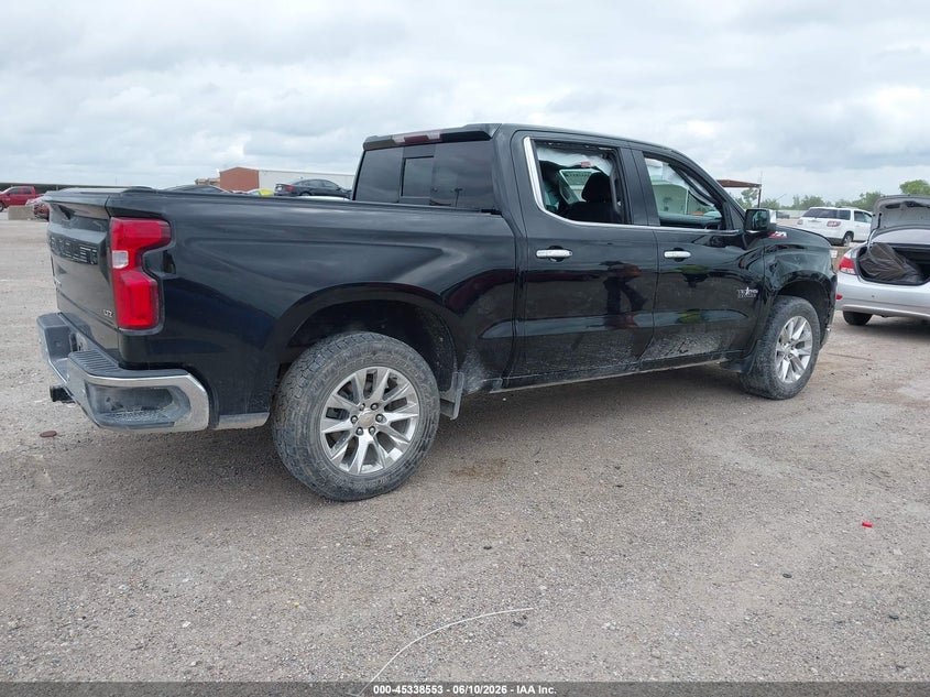 2021 Chevrolet Silverado VIN 3GCUYGEL4MG249697 IAAI salvage auction — LEFT FRONT, Salvage Title, sold $11,625 on 2026-07-29 (photo 4)