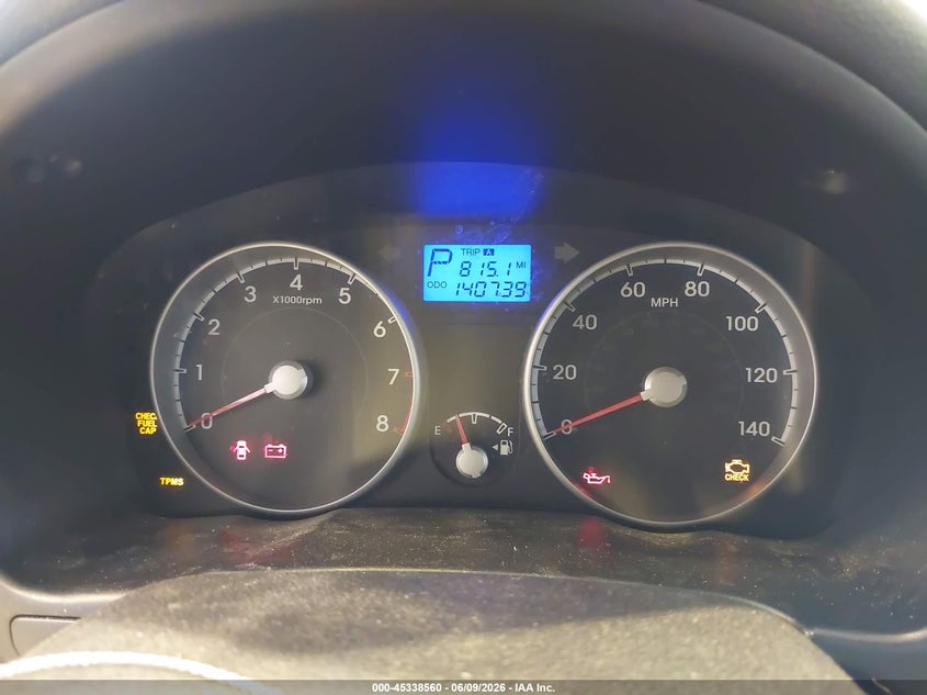 2010 Hyundai Accent VIN KMHCN4AC2AU424509 IAAI salvage auction — UNKNOWN, Salvage (Utah), sold $100 on 2026-07-13 (photo 7)