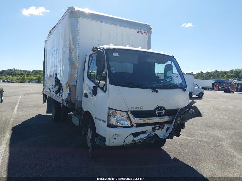 2017 Hino Xjc720/xfc720 VIN JHHRDM2H0HK003743 IAAI salvage auction — FRONT & REAR, Mv-907A (New York), sold $1,600 on 2026-07-08 (photo 1)