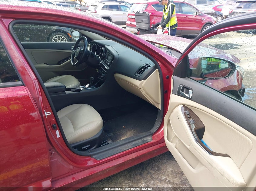 2014 Kia Optima VIN 5XXGN4A75EG272102 IAAI salvage auction — FRONT END, Clear (Michigan), sold $1,950 on 2026-07-27 (photo 5)