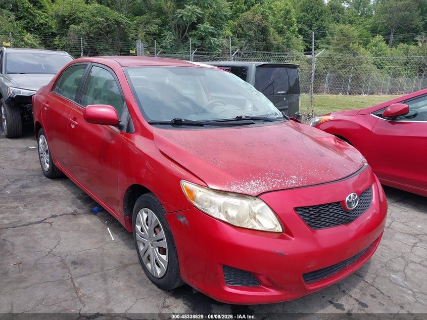 2009 Toyota Corolla VIN JTDBL40E89J047237 IAAI salvage auction — SIDE, Salvage (North Carolina), sold $1,600 on 2026-07-10 (photo 1)