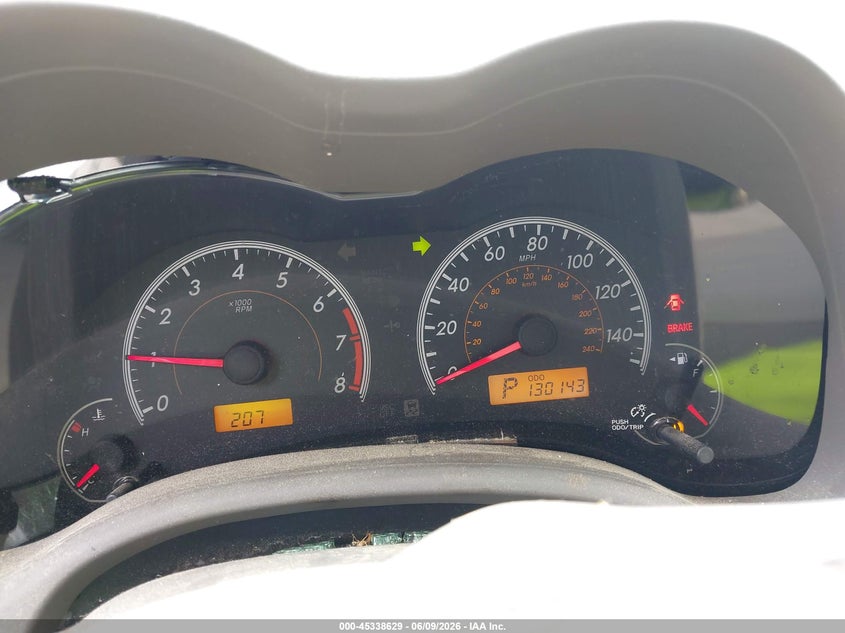 2009 Toyota Corolla VIN JTDBL40E89J047237 IAAI salvage auction — SIDE, Salvage (North Carolina), sold $1,600 on 2026-07-10 (photo 7)