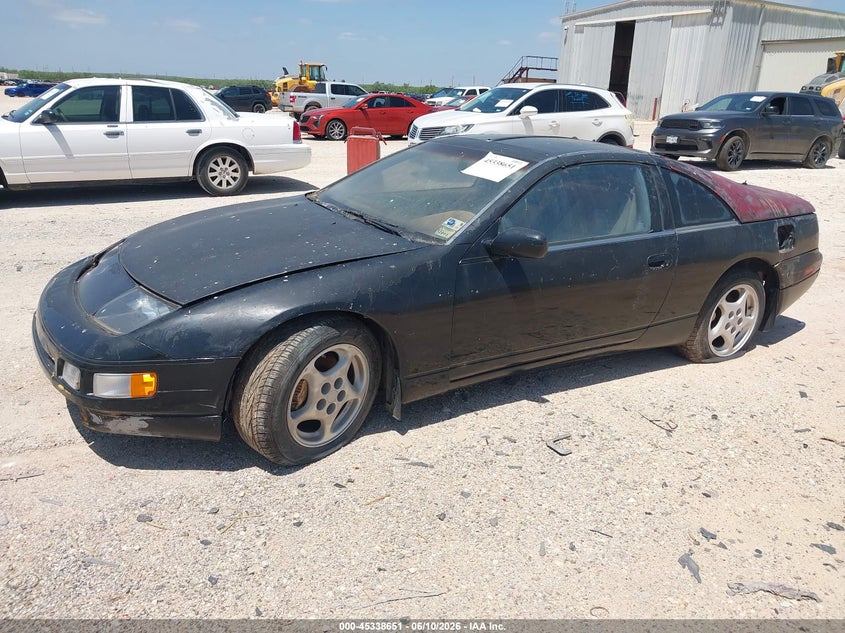 1990 Nissan 300zx VIN JN1RZ26A7LX007308 IAAI salvage auction — ENGINE DAMAGE, Original (Texas), sold $1,000 on 2026-07-09 (photo 2)