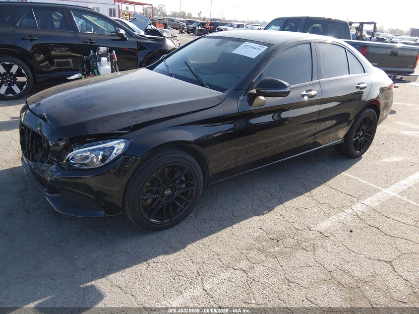 2016 Mercedes-benz C-klasse VIN 55SWF4KB4GU173531 IAAI salvage auction — FRONT END, Salvage Title, sold $4,550 on 2026-07-10 (photo 2)