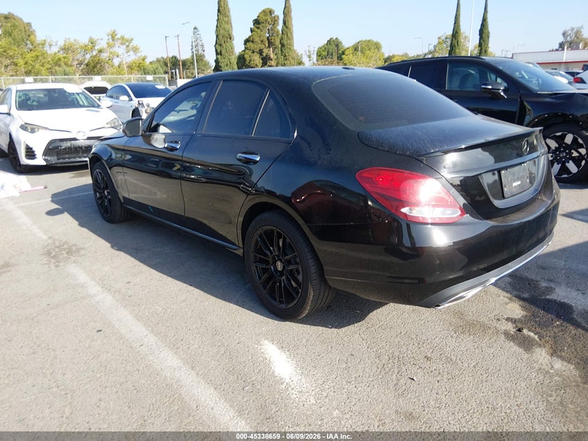 2016 Mercedes-benz C-klasse VIN 55SWF4KB4GU173531 IAAI salvage auction — FRONT END, Salvage Title, sold $4,550 on 2026-07-10 (photo 3)