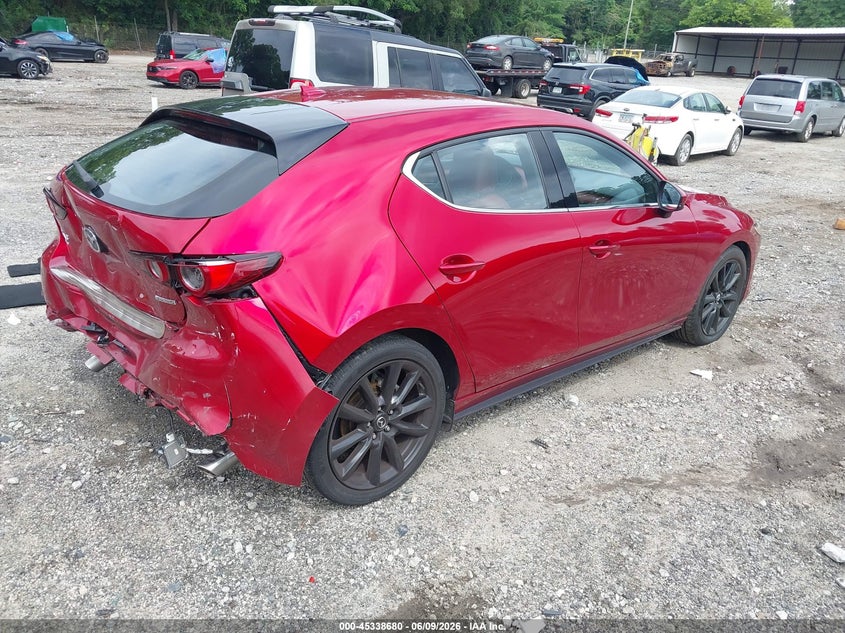 2020 Mazda 3 VIN JM1BPBNM0L1174354 IAAI salvage auction — REAR END, Salvage (Georgia), sold $25 on 2026-07-31 (photo 4)