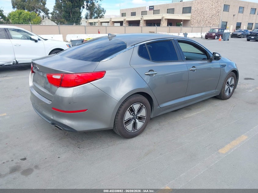 2014 Kia Optima VIN 5XXGM4A75EG265282 IAAI salvage auction — UNKNOWN, Clear - Dealer Only (California), sold $575 on 2026-07-20 (photo 4)