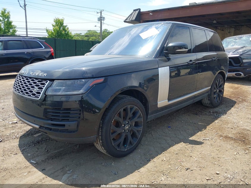 2020 Land Rover Range Rover VIN SALGS2RU9LA413973 IAAI salvage auction — Side, Mv-907A (New York), sold $24,600 on 2026-08-29 (photo 2)