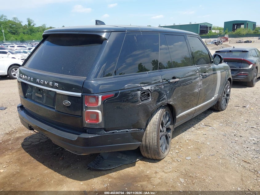 2020 Land Rover Range Rover VIN SALGS2RU9LA413973 IAAI salvage auction — Side, Mv-907A (New York), sold $24,600 on 2026-08-29 (photo 4)
