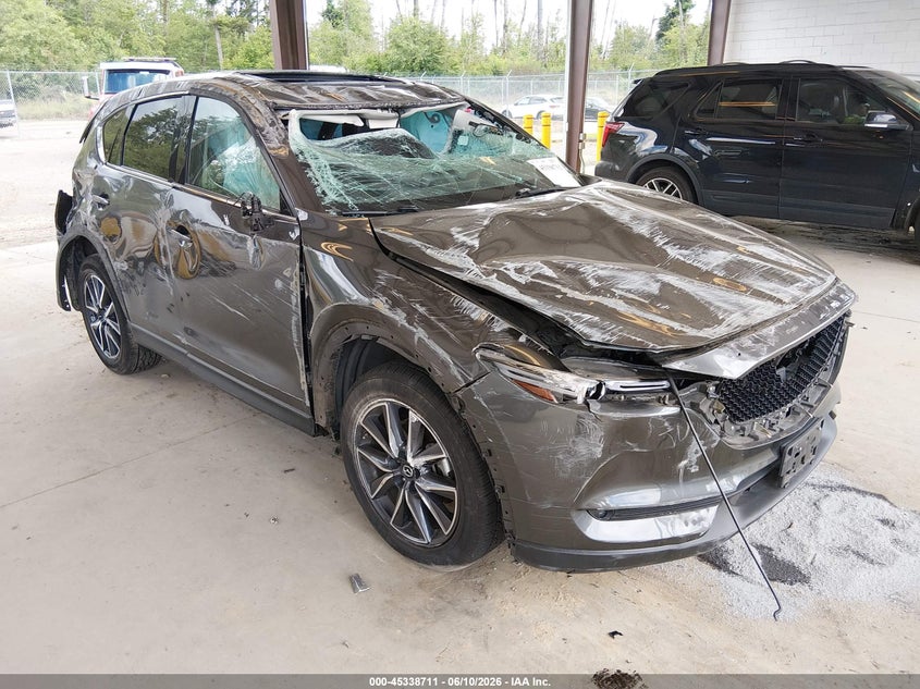 2017 Mazda Cx-5 VIN JM3KFBDLXH0149283 IAAI salvage auction — ROLLOVER, Bill Of Sale (Washington), sold $1,250 on 2026-07-15 (photo 1)