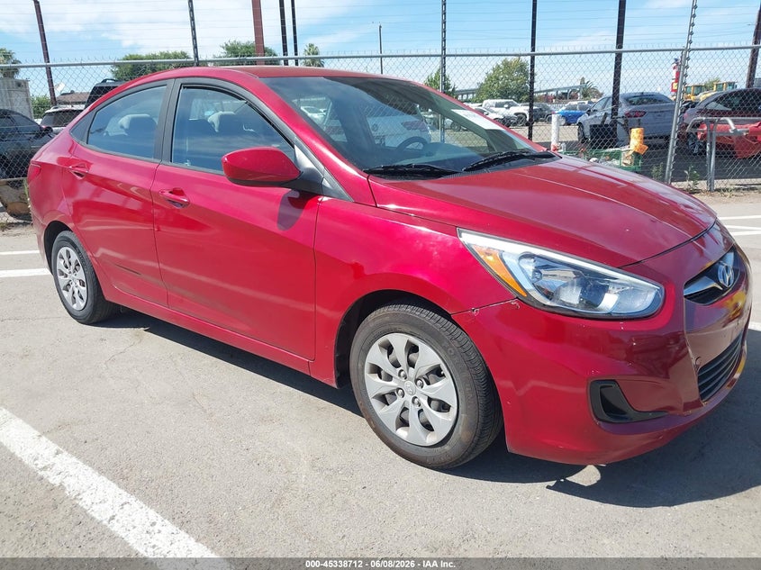 2017 Hyundai Accent VIN KMHCT4AE2HU389343 IAAI salvage auction — NORMAL WEAR, Salvage Title (California), sold $1,000 on 2026-07-14 (photo 1)