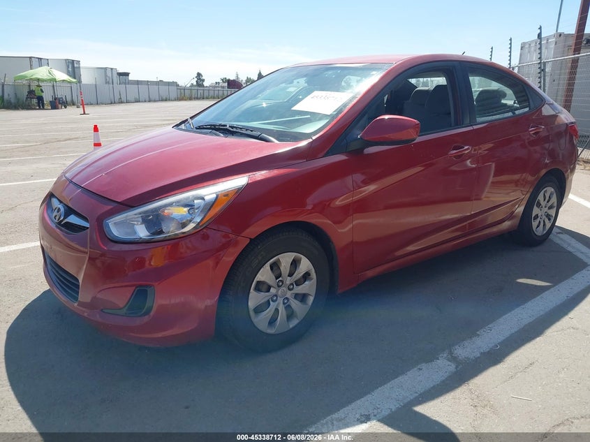 2017 Hyundai Accent VIN KMHCT4AE2HU389343 IAAI salvage auction — NORMAL WEAR, Salvage Title (California), sold $1,000 on 2026-07-14 (photo 2)