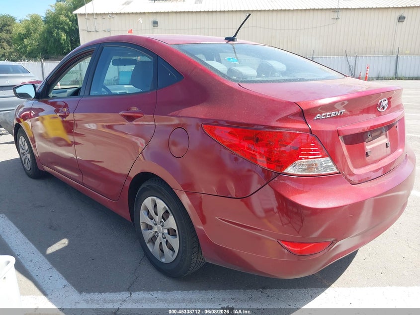 2017 Hyundai Accent VIN KMHCT4AE2HU389343 IAAI salvage auction — NORMAL WEAR, Salvage Title (California), sold $1,000 on 2026-07-14 (photo 3)