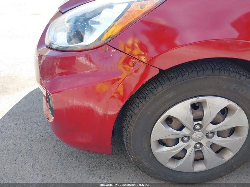 2017 Hyundai Accent VIN KMHCT4AE2HU389343 IAAI salvage auction — NORMAL WEAR, Salvage Title (California), sold $1,000 on 2026-07-14 (photo 6)