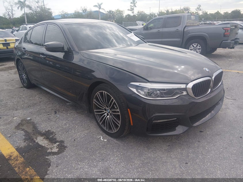 2017 BMW 5er VIN WBAJE5C37HG915727 IAAI salvage auction — UNDERCARRIAGE, Rebuildable (Florida), sold $8,500 on 2026-07-09 (photo 1)