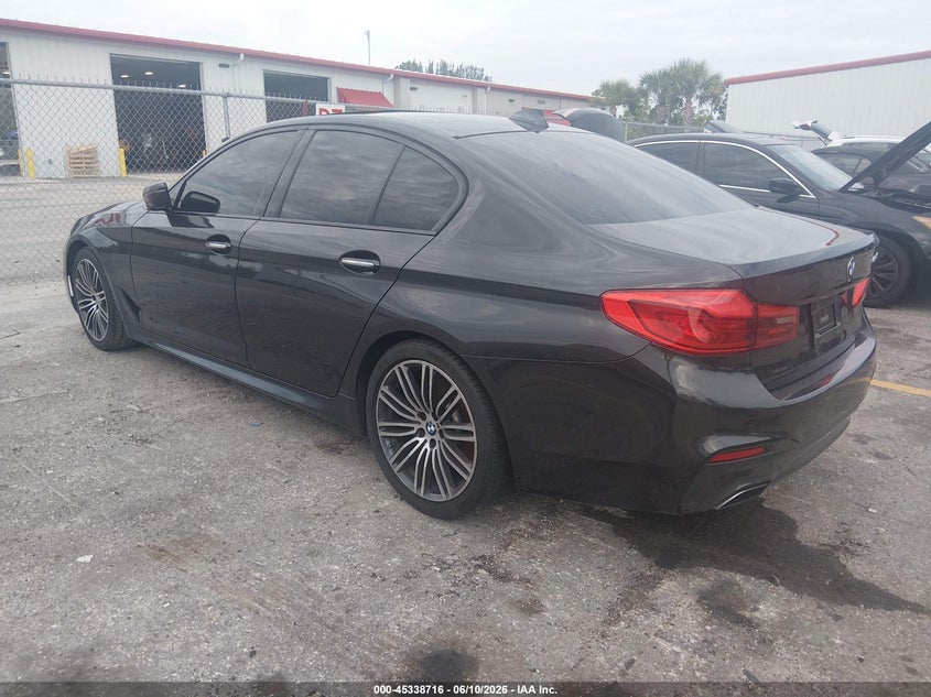 2017 BMW 5er VIN WBAJE5C37HG915727 IAAI salvage auction — UNDERCARRIAGE, Rebuildable (Florida), sold $9,750 on 2026-07-27 (photo 3)