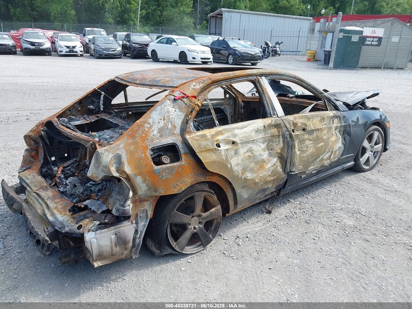 2010 Mercedes-benz E-class VIN WDDHF5GB7AA093610 IAAI salvage auction — TOTAL BURN, Non-Repairable (Virginia), sold $300 on 2026-07-14 (photo 4)