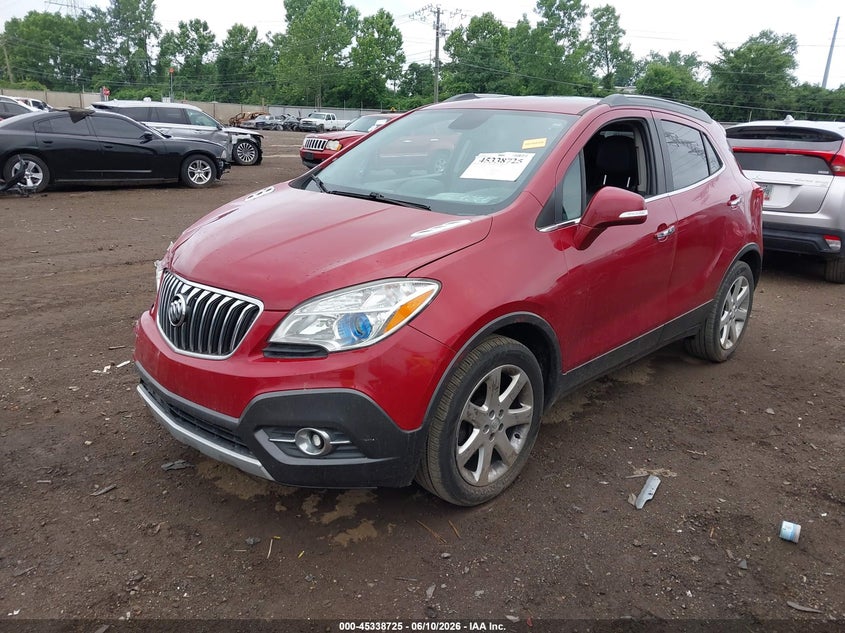 2015 Buick Encore VIN KL4CJCSB5FB123231 IAAI salvage auction — RIGHT FRONT, Salvage (Ohio), sold $675 on 2026-07-23 (photo 2)