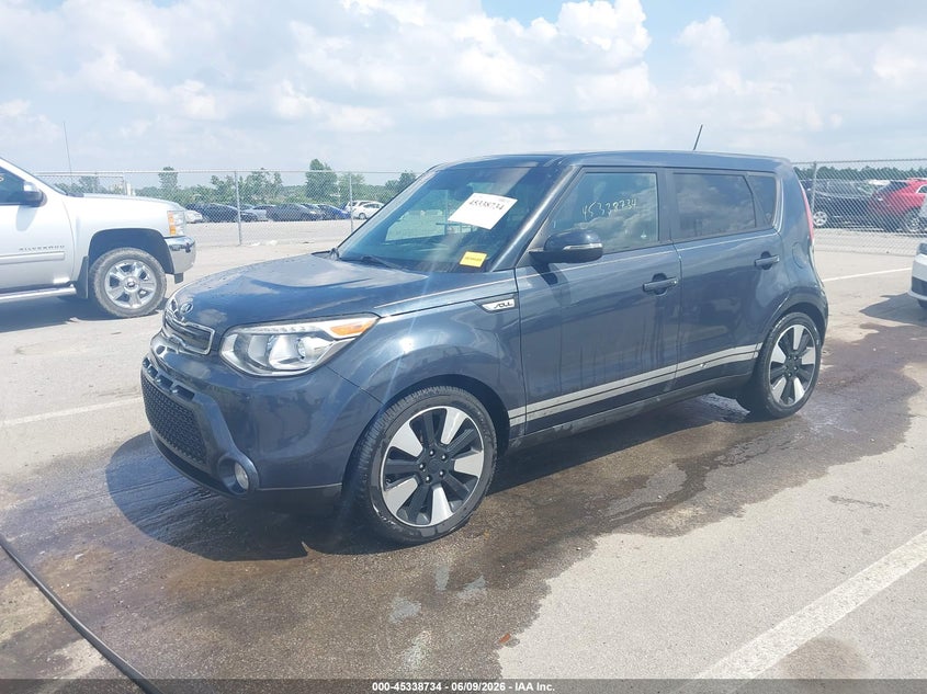 2015 Kia Soul VIN KNDJX3A54F7224433 IAAI salvage auction — HAIL, Clear (Indiana), sold $1,250 on 2026-07-24 (photo 2)