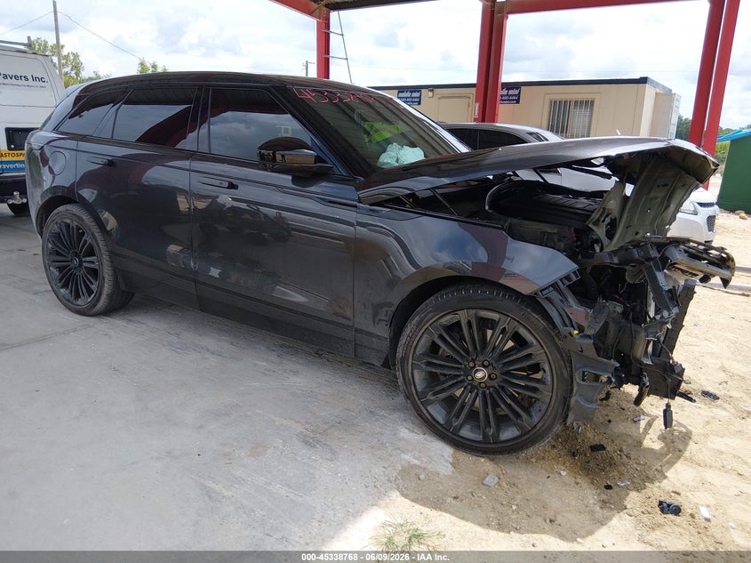 2026 Land rover Range rover velar VIN SALYL2EX1TA814774 IAAI salvage auction — FRONT END, Certificate Of Destruction (Florida), sold $14,600 on 2026-07-28 (photo 1)
