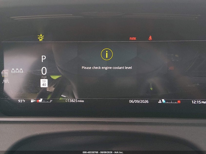 2026 Land rover Range rover velar VIN SALYL2EX1TA814774 IAAI salvage auction — FRONT END, Certificate Of Destruction (Florida), sold $14,600 on 2026-07-28 (photo 7)