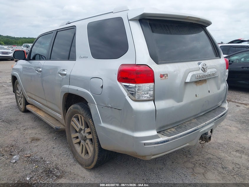 2011 Toyota 4runner VIN JTEZU5JR0B5025293 IAAI salvage auction — NORMAL WEAR, Clear - Public Restricted (Oklahoma), sold $6,025 on 2026-07-14 (photo 3)