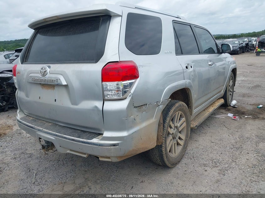 2011 Toyota 4runner VIN JTEZU5JR0B5025293 IAAI salvage auction — NORMAL WEAR, Clear - Public Restricted (Oklahoma), sold $6,025 on 2026-07-14 (photo 4)