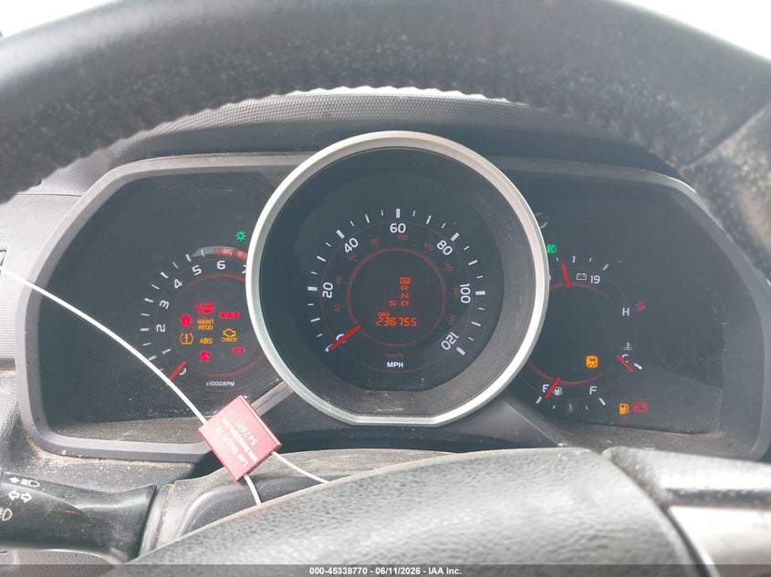 2011 Toyota 4runner VIN JTEZU5JR0B5025293 IAAI salvage auction — NORMAL WEAR, Clear - Public Restricted (Oklahoma), sold $6,025 on 2026-07-14 (photo 7)