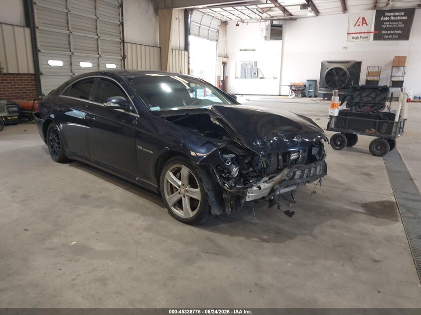 2006 Mercedes-benz Cls-klasse amg VIN WDDDJ76X76A050379 IAAI salvage auction — FRONT & REAR, Salvage (North Carolina), sold $375 on 2026-08-13 (photo 1)